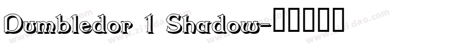 Dumbledor 1 Shadow字体转换